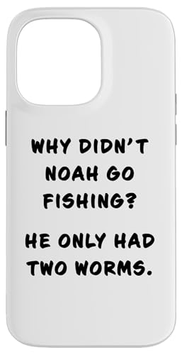 Funny Clean Bible Character Humor – Why Noah Didn't Fish Hülle für iPhone 14 Pro Max von Bible Character Funny Faith Humor