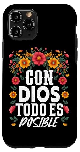 Con Dios Todo Es Posible Christlich-Spanische Religiöse Kirche Hülle für iPhone 11 Pro von Bible Reader Nuns Priests Worship Prayer Pastors