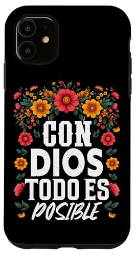 Con Dios Todo Es Posible Christlich-Spanische Religiöse Kirche Hülle für iPhone 11 Con Dios Todo Es Posible Christlich-Spanische Religiöse Kirche Hülle für iPhone 11 von Bible Reader Nuns Priests Worship Prayer Pastors