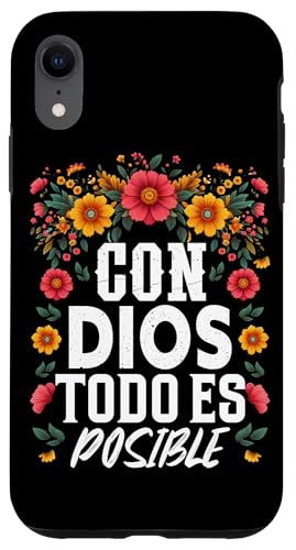 Con Dios Todo Es Posible Christlich-Spanische Religiöse Kirche Hülle für iPhone XR Con Dios Todo Es Posible Christlich-Spanische Religiöse Kirche Hülle für iPhone XR von Bible Reader Nuns Priests Worship Prayer Pastors