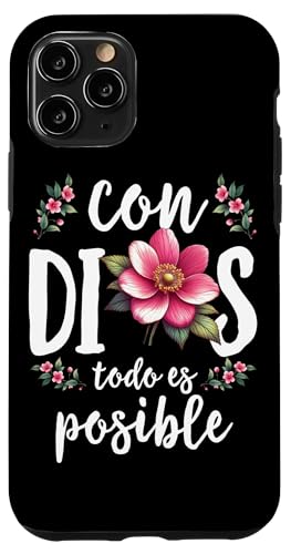 Con Dios Todo Es Posible Christliches Spanisch Religiös Hülle für iPhone 11 Pro von Bible Reader Nuns Priests Worship Prayer Pastors