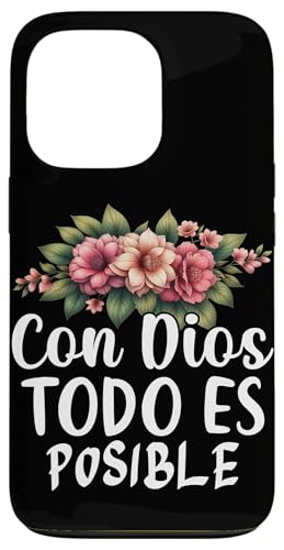 Con Dios Todo Es Posible Christliches Spanisch Religiös Hülle für iPhone 13 Pro Con Dios Todo Es Posible Christliches Spanisch Religiös Hülle für iPhone 13 Pro von Bible Reader Nuns Priests Worship Prayer Pastors