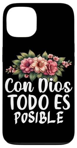 Con Dios Todo Es Posible Christliches Spanisch Religiös Hülle für iPhone 13 Con Dios Todo Es Posible Christliches Spanisch Religiös Hülle für iPhone 13 von Bible Reader Nuns Priests Worship Prayer Pastors