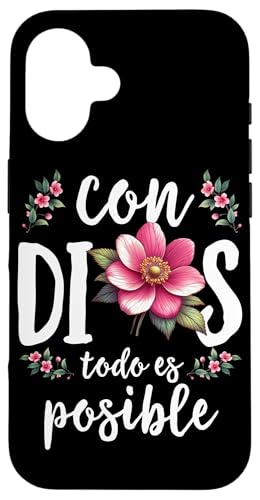 Con Dios Todo Es Posible Christliches Spanisch Religiös Hülle für iPhone 16 Con Dios Todo Es Posible Christliches Spanisch Religiös Hülle für iPhone 16 von Bible Reader Nuns Priests Worship Prayer Pastors