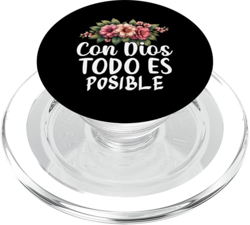 Con Dios Todo Es Posible Christliches Spanisch Religiös PopSockets PopGrip für MagSafe Con Dios Todo Es Posible Christliches Spanisch Religiös PopSockets PopGrip für MagSafe von Bible Reader Nuns Priests Worship Prayer Pastors