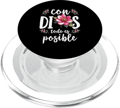 Con Dios Todo Es Posible Christliches Spanisch Religiös PopSockets PopGrip für MagSafe Con Dios Todo Es Posible Christliches Spanisch Religiös PopSockets PopGrip für MagSafe von Bible Reader Nuns Priests Worship Prayer Pastors