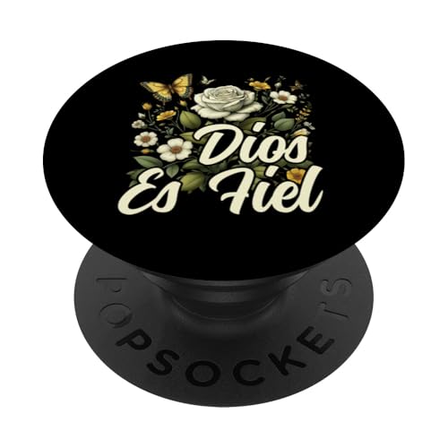 Dios Es Fiel, christlicher spanischer Gläubiger, Anbeter PopSockets Klebender PopGrip Dios Es Fiel, christlicher spanischer Gläubiger, Anbeter PopSockets Klebender PopGrip von Bible Reader Nuns Priests Worship Prayer Pastors