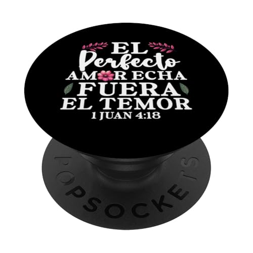 El Perfecto Amor Echa Fuera El Temor Christian Spanisch PopSockets Klebender PopGrip El Perfecto Amor Echa Fuera El Temor Christian Spanisch PopSockets Klebender PopGrip von Bible Reader Nuns Priests Worship Prayer Pastors