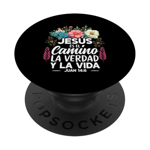 Jesus Es El Camino La Verdad Y La Vida Christian Spanisch PopSockets Klebender PopGrip Jesus Es El Camino La Verdad Y La Vida Christian Spanisch PopSockets Klebender PopGrip von Bible Reader Nuns Priests Worship Prayer Pastors