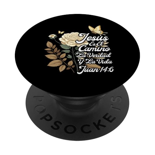 Jesus ist El Camino La Verdad Y La Vida Juan Christian PopSockets Klebender PopGrip Jesus ist El Camino La Verdad Y La Vida Juan Christian PopSockets Klebender PopGrip von Bible Reader Nuns Priests Worship Prayer Pastors