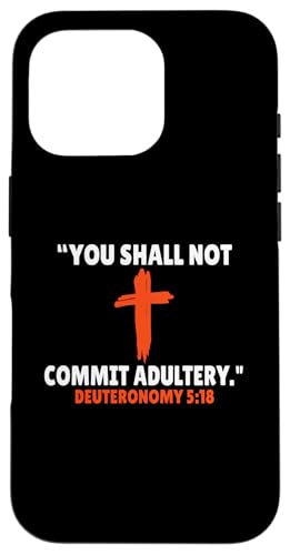 Deuteronomy 5:18 Bibelversen Schrift Hülle für iPhone 16 Pro Deuteronomy 5:18 Bibelversen Schrift Hülle für iPhone 16 Pro von + Bible Rise +