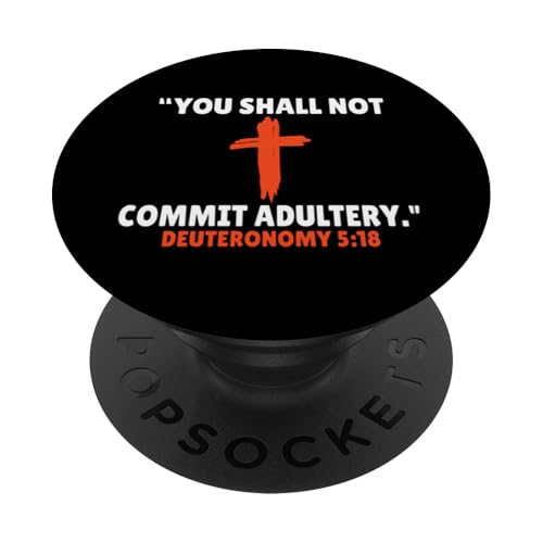 Deuteronomy 5:18 Bibelversen Schrift PopSockets Klebender PopGrip von + Bible Rise +