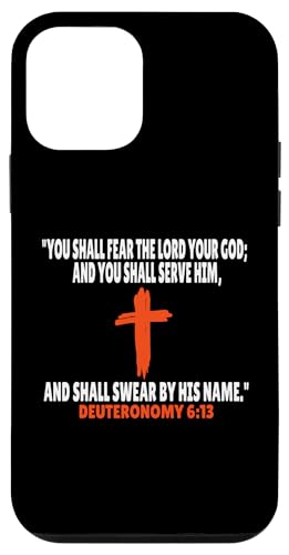 Deuteronomy 6:13 Bibelversen Schrift Hülle für iPhone 12 mini von + Bible Rise +