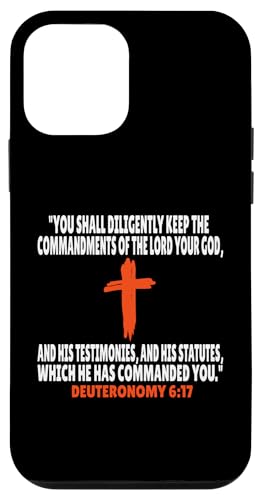 Deuteronomy 6:17 Bibelversen Schrift Hülle für iPhone 12 mini von + Bible Rise +