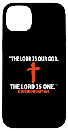 Deuteronomy 6:4 Bibelversen Schrift Hülle für iPhone 14 Plus Deuteronomy 6:4 Bibelversen Schrift Hülle für iPhone 14 Plus von + Bible Rise +