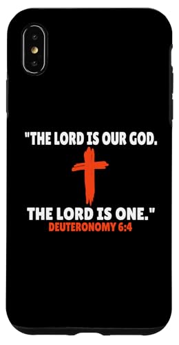 Deuteronomy 6:4 Bibelversen Schrift Hülle für iPhone XS Max Deuteronomy 6:4 Bibelversen Schrift Hülle für iPhone XS Max von + Bible Rise +