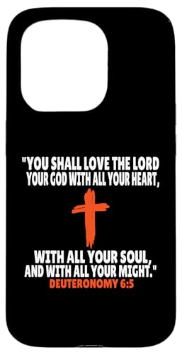 Deuteronomy 6:5 Bibelversen Schrift Hülle für iPhone 15 Pro Deuteronomy 6:5 Bibelversen Schrift Hülle für iPhone 15 Pro von + Bible Rise +
