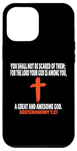 Deuteronomy 7:21 Bibelversen Schrift Hülle für iPhone 12 Pro Max Deuteronomy 7:21 Bibelversen Schrift Hülle für iPhone 12 Pro Max von + Bible Rise +