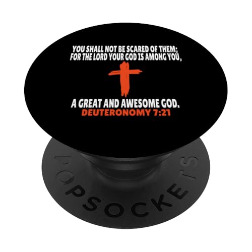 Deuteronomy 7:21 Bibelversen Schrift PopSockets Klebender PopGrip von + Bible Rise +