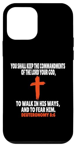Deuteronomy 8:6 Bibelversen Schrift Hülle für iPhone 12 mini Deuteronomy 8:6 Bibelversen Schrift Hülle für iPhone 12 mini von + Bible Rise +