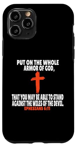 Hülle für iPhone 11 Pro Epheser 6:11 Bibelversen Schrift von + Bible Rise +