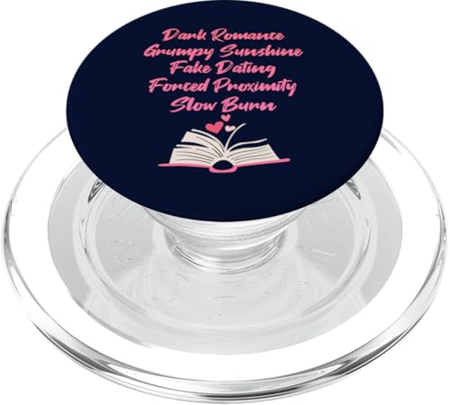 Bibliophiles Liebesbuch, Genre: Humor, Tee PopSockets PopGrip für MagSafe Bibliophiles Liebesbuch, Genre: Humor, Tee PopSockets PopGrip für MagSafe von Bibliophile Book Lovers Book Blogger Tees