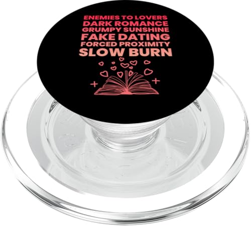 Bibliophiles Liebesbuch, Genre: Humor, Tee PopSockets PopGrip für MagSafe von Bibliophile Book Lovers Book Blogger Tees