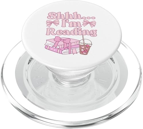 Book Lover Shh I'm Reading Tee PopSockets PopGrip für MagSafe Book Lover Shh I'm Reading Tee PopSockets PopGrip für MagSafe von Bibliophile Book Lovers Book Blogger Tees