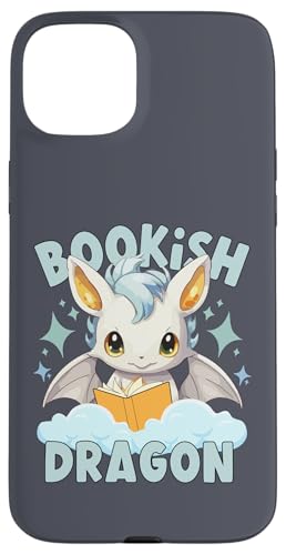 Bookish Dragon Humor Tee Hülle für iPhone 15 Plus Bookish Dragon Humor Tee Hülle für iPhone 15 Plus von Bibliophile Book Lovers Book Blogger Tees
