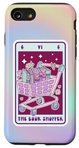 Buchliebhaber Tarotkarte The Book Shopper Bibliophile Humor Hülle für iPhone SE (2020) / 7 / 8 von Bibliophile Book Lovers Book Blogger Tees