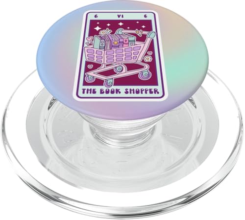 Buchliebhaber Tarotkarte The Book Shopper Bibliophile Humor PopSockets PopGrip für MagSafe Buchliebhaber Tarotkarte The Book Shopper Bibliophile Humor PopSockets PopGrip für MagSafe von Bibliophile Book Lovers Book Blogger Tees