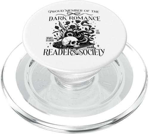 Dark Romance Reader Society Book Lover's Tee Design PopSockets PopGrip für MagSafe von Bibliophile Book Lovers Book Blogger Tees