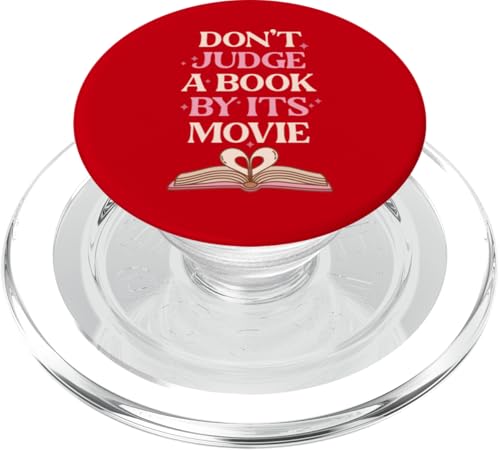 Don't Judge a Book By It's Movie Book Lover's Tee Design PopSockets PopGrip für MagSafe Don't Judge a Book By It's Movie Book Lover's Tee Design PopSockets PopGrip für MagSafe von Bibliophile Book Lovers Book Blogger Tees