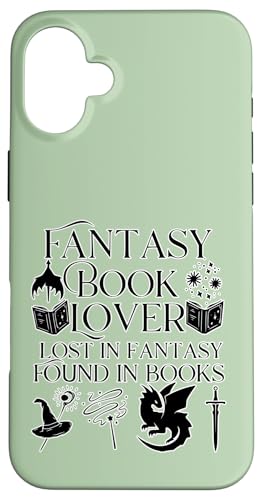 Fantasy Book Lover Dragons and Magic Bibliophile Design Hülle für iPhone 16 Plus Fantasy Book Lover Dragons and Magic Bibliophile Design Hülle für iPhone 16 Plus von Bibliophile Book Lovers Book Blogger Tees
