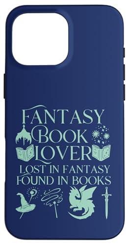 Fantasy Book Lover Dragons and Magic Bibliophile Design Hülle für iPhone 16 Pro Max Fantasy Book Lover Dragons and Magic Bibliophile Design Hülle für iPhone 16 Pro Max von Bibliophile Book Lovers Book Blogger Tees