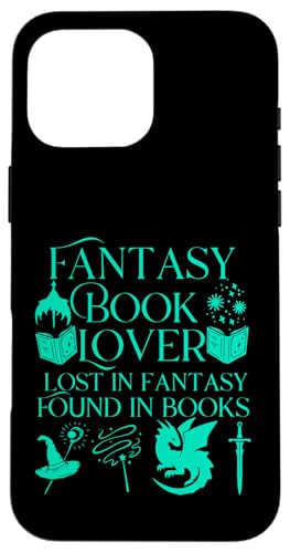 Fantasy Book Lover Dragons and Magic Bibliophile Design Hülle für iPhone 16 Pro Max Fantasy Book Lover Dragons and Magic Bibliophile Design Hülle für iPhone 16 Pro Max von Bibliophile Book Lovers Book Blogger Tees