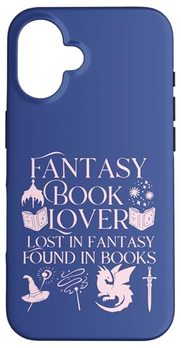 Fantasy Book Lover Dragons and Magic Bibliophile Design Hülle für iPhone 16 Fantasy Book Lover Dragons and Magic Bibliophile Design Hülle für iPhone 16 von Bibliophile Book Lovers Book Blogger Tees