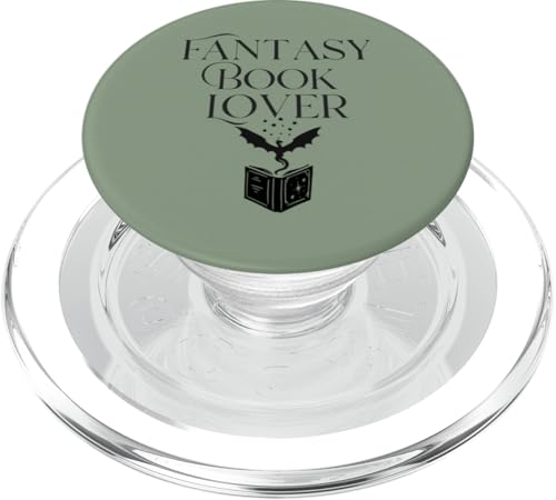 Fantasy Book Lover Dragons and Magic Bibliophile Design PopSockets PopGrip für MagSafe Fantasy Book Lover Dragons and Magic Bibliophile Design PopSockets PopGrip für MagSafe von Bibliophile Book Lovers Book Blogger Tees