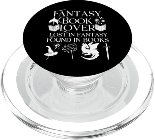 Fantasy Book Lover Dragons and Magic Bibliophile Design PopSockets PopGrip für MagSafe Fantasy Book Lover Dragons and Magic Bibliophile Design PopSockets PopGrip für MagSafe von Bibliophile Book Lovers Book Blogger Tees