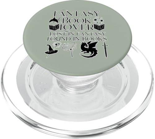 Fantasy Book Lover Dragons and Magic Bibliophile Design PopSockets PopGrip für MagSafe Fantasy Book Lover Dragons and Magic Bibliophile Design PopSockets PopGrip für MagSafe von Bibliophile Book Lovers Book Blogger Tees