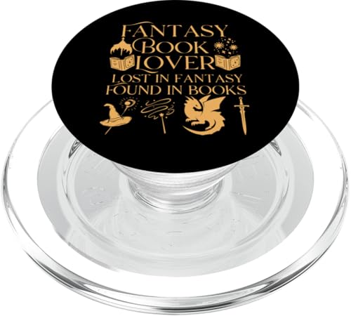 Fantasy Book Lover Dragons and Magic Bibliophile Design PopSockets PopGrip für MagSafe Fantasy Book Lover Dragons and Magic Bibliophile Design PopSockets PopGrip für MagSafe von Bibliophile Book Lovers Book Blogger Tees