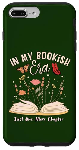 In My Bookish Era Book Lover Open Book and Flowers Tee Hülle für iPhone 7 Plus/8 Plus von Bibliophile Book Lovers Book Blogger Tees