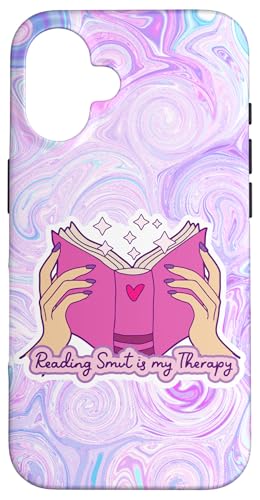 Reading Smut is My Therapy Romance Book Reader Humor Hülle für iPhone 16 von Bibliophile Book Lovers Book Blogger Tees