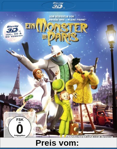 Ein Monster in Paris (inkl. 2D Version) [Blu-ray 3D] von Bibo Bergeron