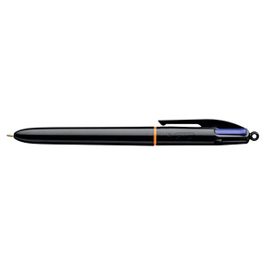 BIC 4-Farben-Kugelschreiber 4 Colours PRO schwarz Schreibfarbe farbsortiert, 1 St. von Bic