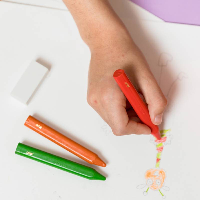 BIC Dreikant-Wachsmalkreide Plastidecor Triangle, 144er von Bic