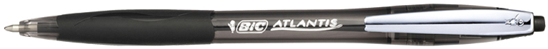 BIC Druckkugelschreiber Atlantis Soft, schwarz von Bic