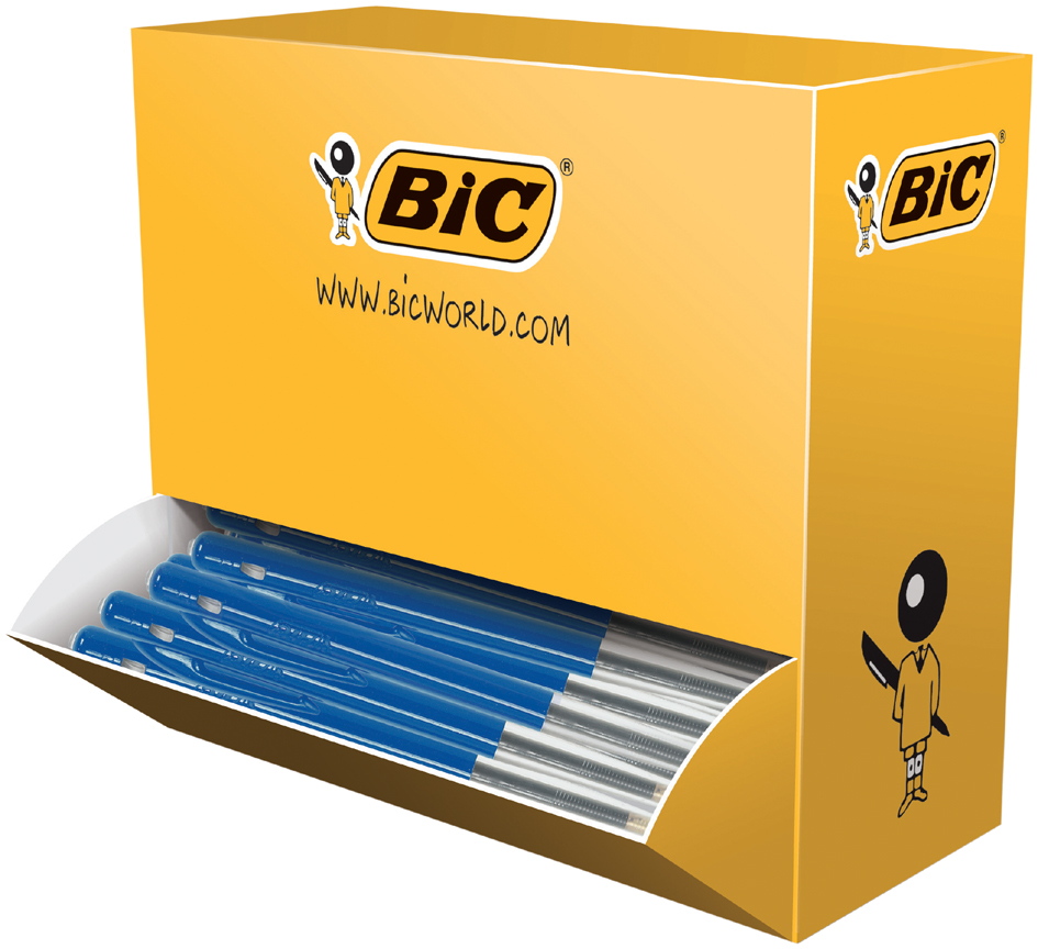 BIC Druckkugelschreiber M10 clic, blau, VALUE PACK von Bic