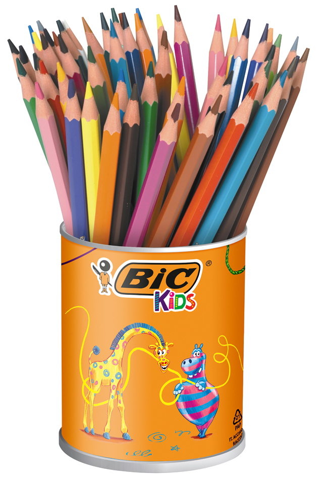 BIC KIDS Buntstifte Evolution ecolutions, 60er Runddose BIC KIDS Buntstifte Evolution ecolutions, 60er Runddose von Bic