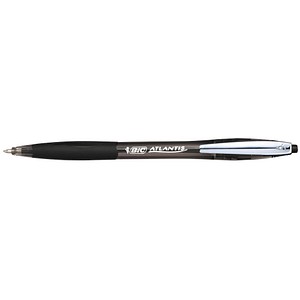 BIC Kugelschreiber ATLANTIS Soft schwarz Schreibfarbe schwarz, 1 St. von Bic